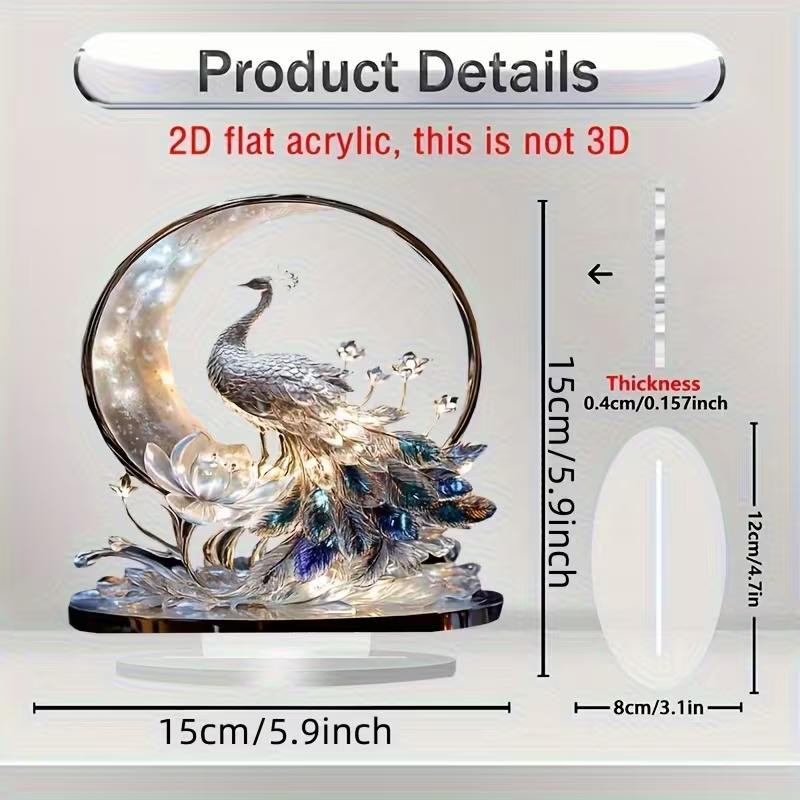 Crystal Phoenix Ornament is an elegant and multifunctional home and office decoration, perfect for birthday and holiday gifts