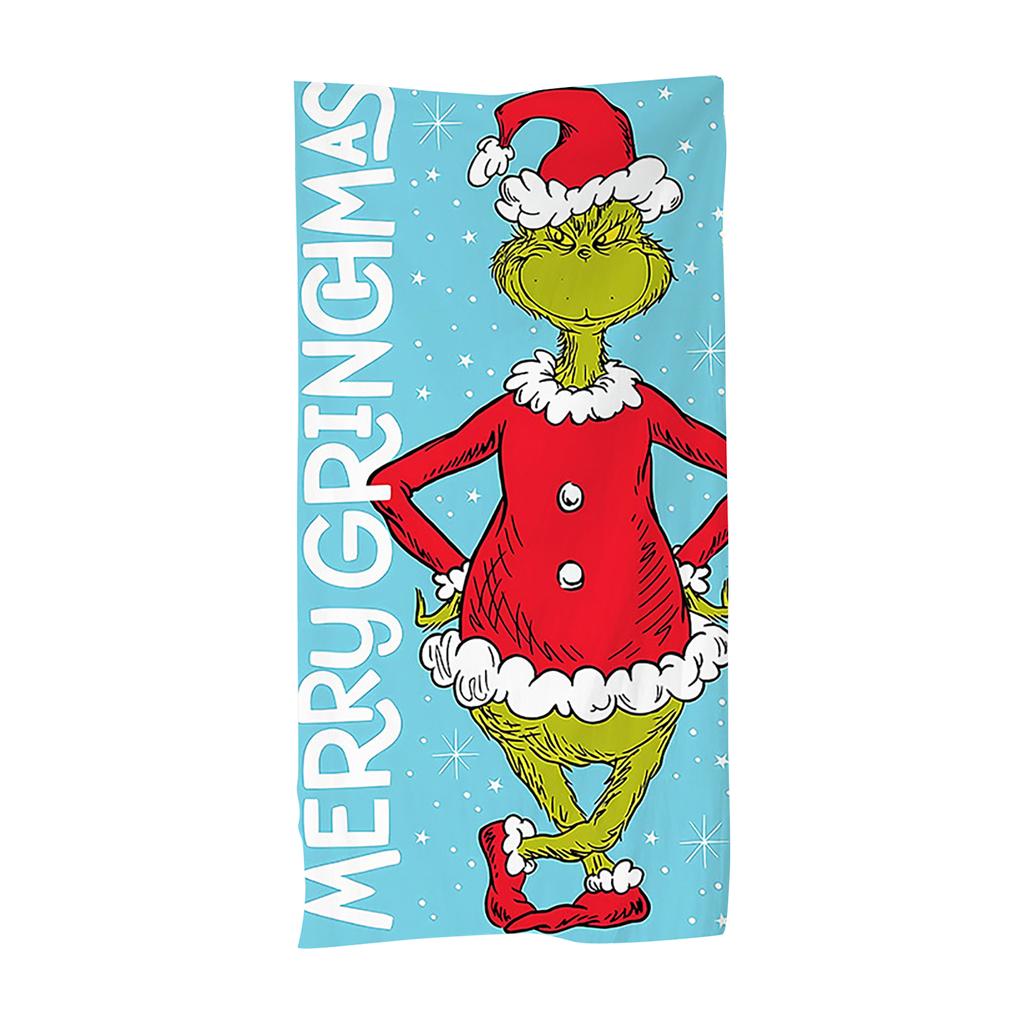 Пляжное полотенце Green Legend с принтом Зеленое пляжное банное полотенце