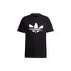 Originals Trefoil Classic Large Logo Breathable Short Sleeve T-Shirt Men Tops Black H35647