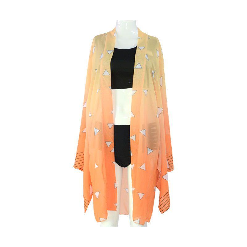 Комплект купальника бикини «Истребитель демонов» Kimetsu No Yaiba Пляжный косплей Шинобу Кочо