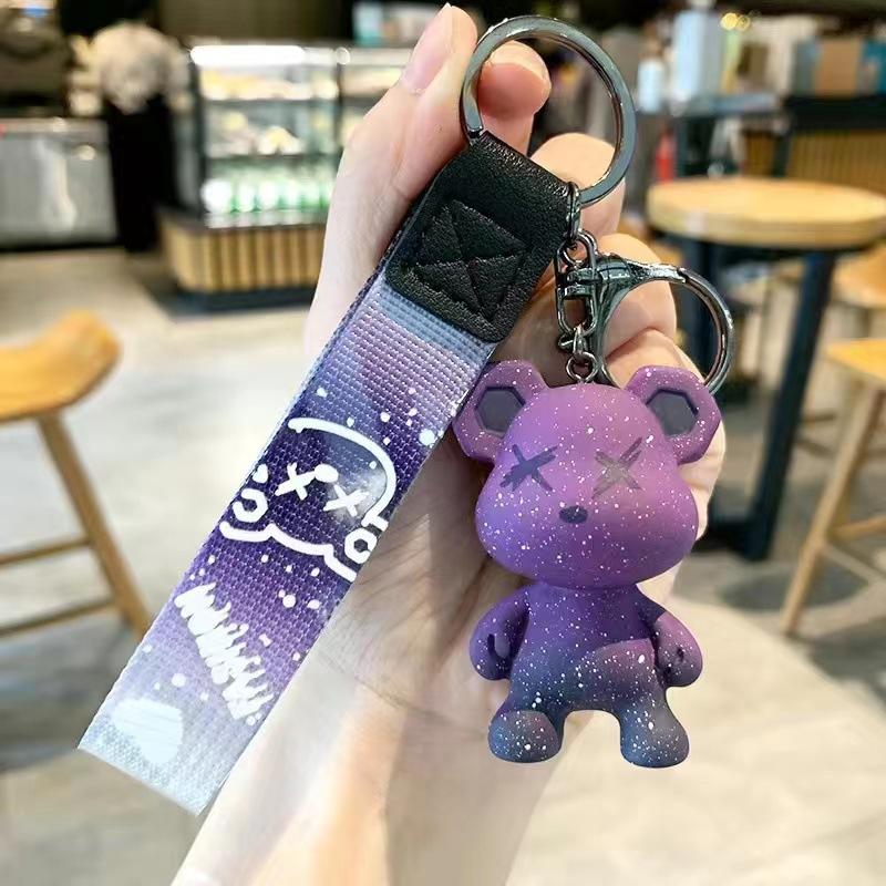 Cute Teddy Bear Keychain, Car Keychain