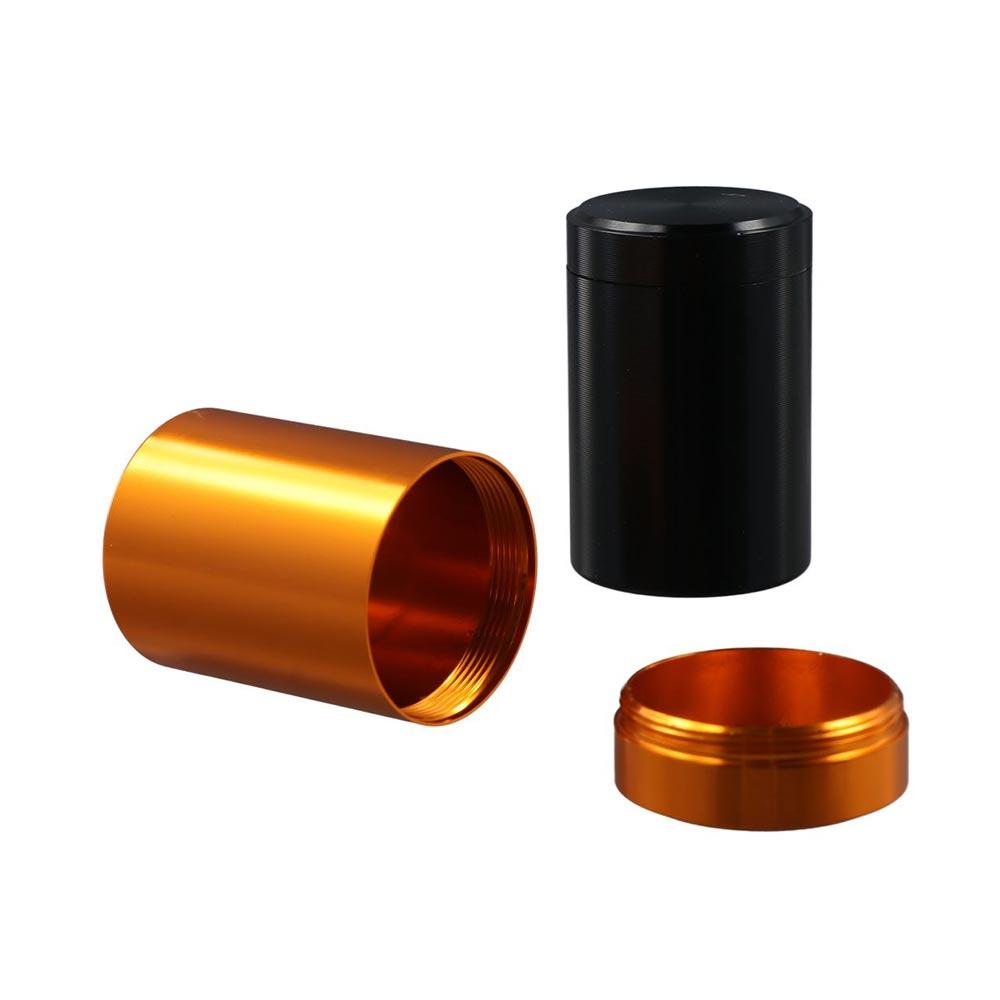 Metal Aluminum Storage Jar Portable Mini Titanium Zinc Zinc Alloy Tank Aluminum Tea Can Trip