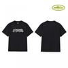 CORT Alcatraz Basic Short Sleeve T-Shirt Phantom Letter Print Couple Streetwear Teens