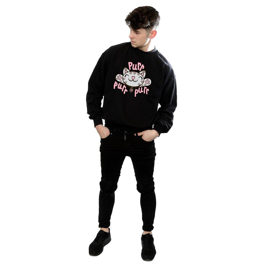 Мужская мягкая толстовка Kitty Purr The Big Bang Theory