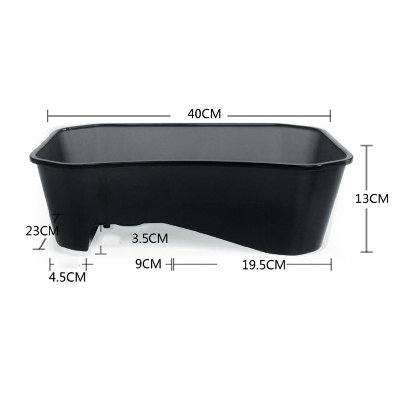 Мини-премиум-террариум для черепах с платформой для купания, многозонный дизайн, среда обитания черепах