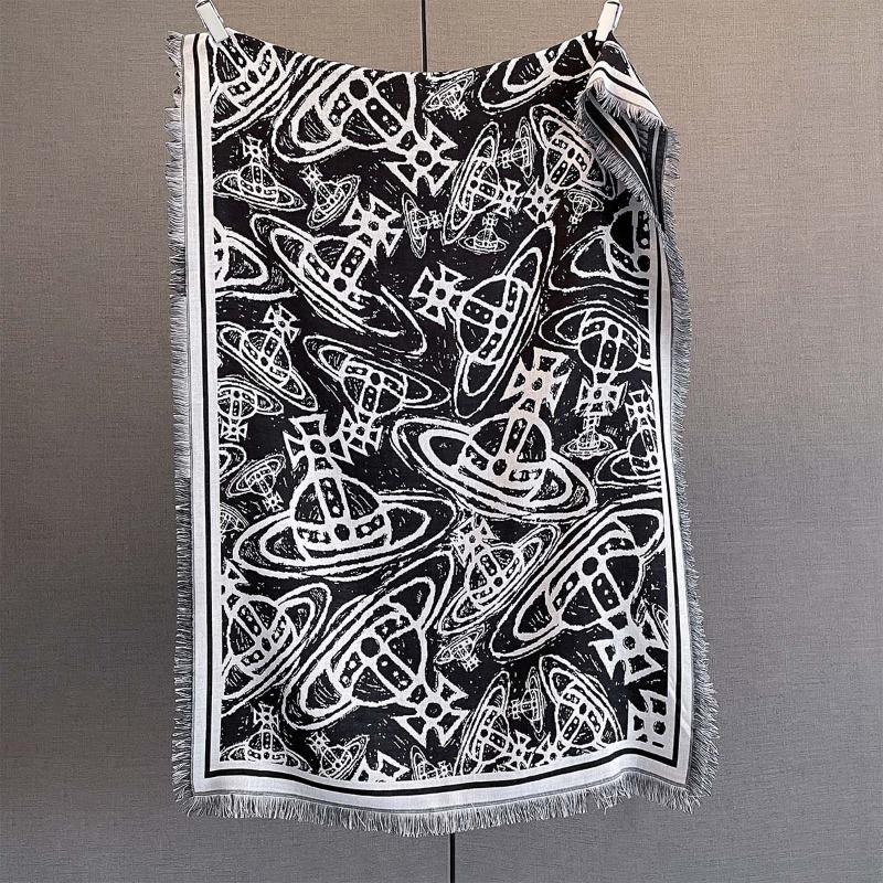 Autumn New Women's Imitation Cashmere Scarf Fashion Jacquard Design High Sense Versatile Age-reducing Warm Scarf