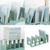 Desk Bookend 4 Compartments Bookend Multipurpose Desk Book End Magazine Book Stand Book Space Saving Desk Organizers