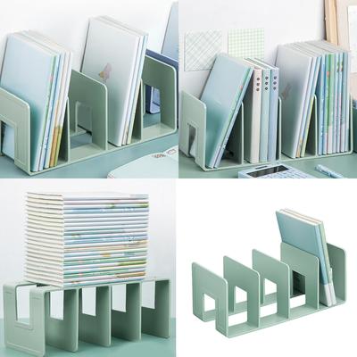 Настольные органайзеры Boodend Book Storage, подставка для книг и журналов с 4 отделениями, экономящие место органайзеры и аксессуары для стола