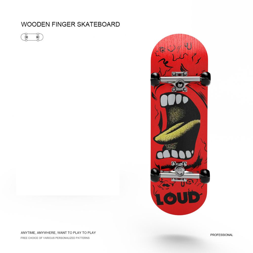 Fingerboard Toys Five Layer Maple Professional Mini Skateboard Fingerboards Educational  Party Favor Gift For Kids Boys Girl