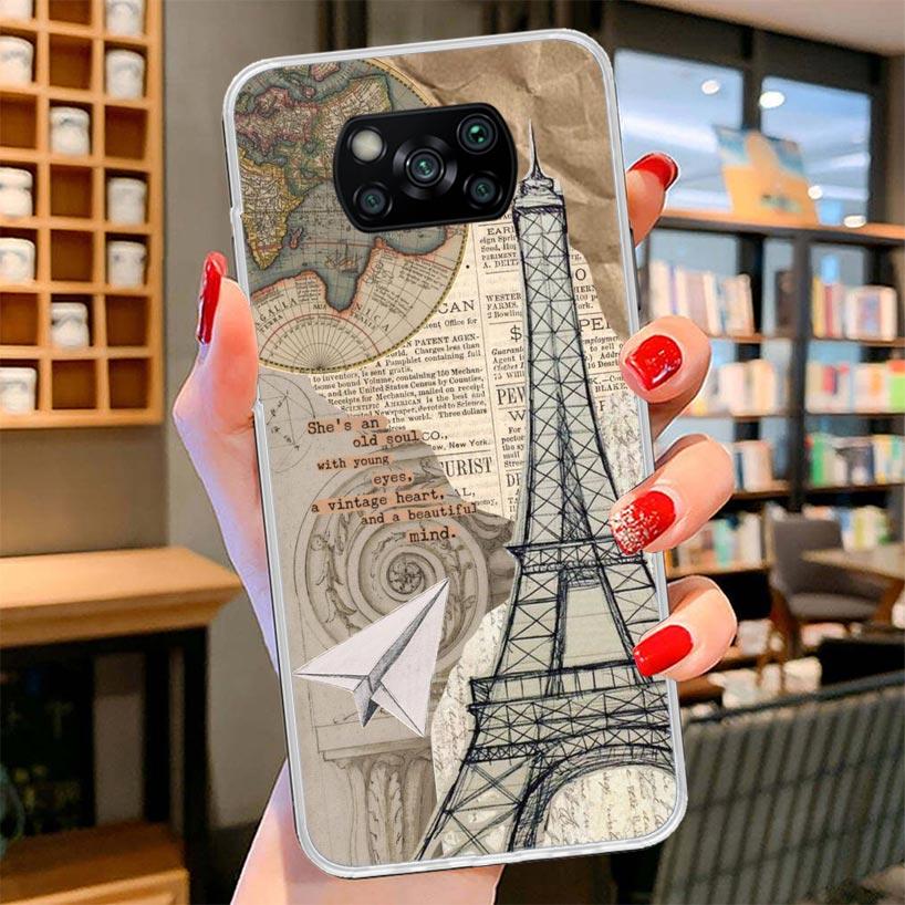 World Map Travel Plans Cover Phone Case For Xiaomi Poco F7 Ultra X7 X6 X5 Pro M7 Redmi 15C 15 13C 13 12C 12 10C 10 9A 9C 9T 9 Sh