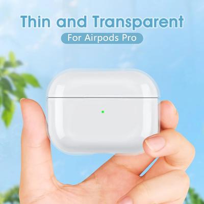 Прозрачный чехол для наушников Airpods Pro 2 поколения 2022, чехлы из жесткого ПК, прозрачный чехол для наушников Airpods 3 2 1, сумки для зарядки