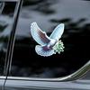 Автомобильная наклейка Мирный голубь Виниловая наклейка Водонепроницаемая Заднее стекло Мотоцикл Автодом Бампер Грузовик Ноутбук Декор TM383