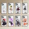 Чехол для телефона Lolita Girls Of HOLO для iPhone 17, 16, 15, 14, 13, 12 Plus, Max, Мягкий силиконовый, Черный