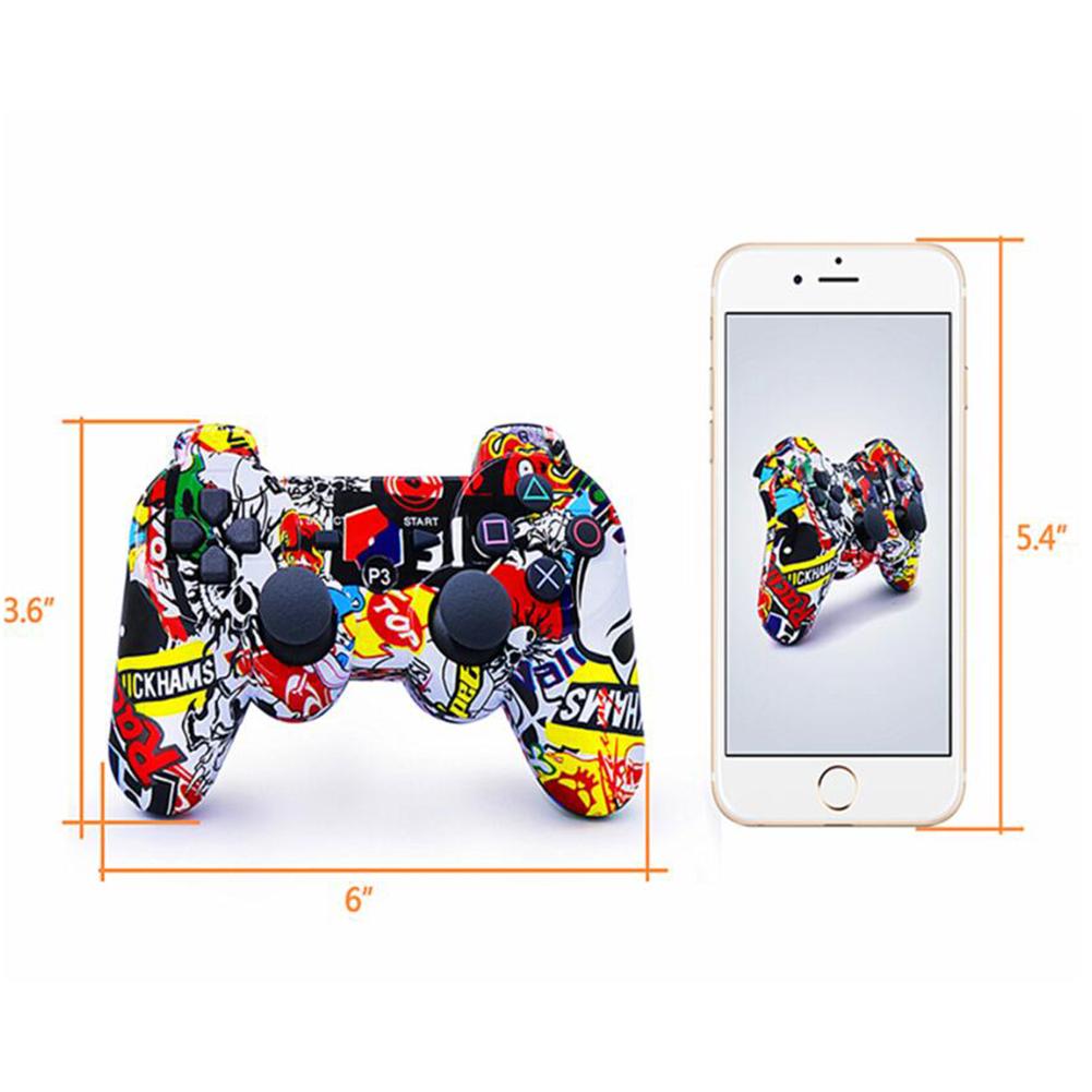 For PS3 Gamepad Bluetooth Controller Joystick Vibrator for  3 Wireless Gamepad