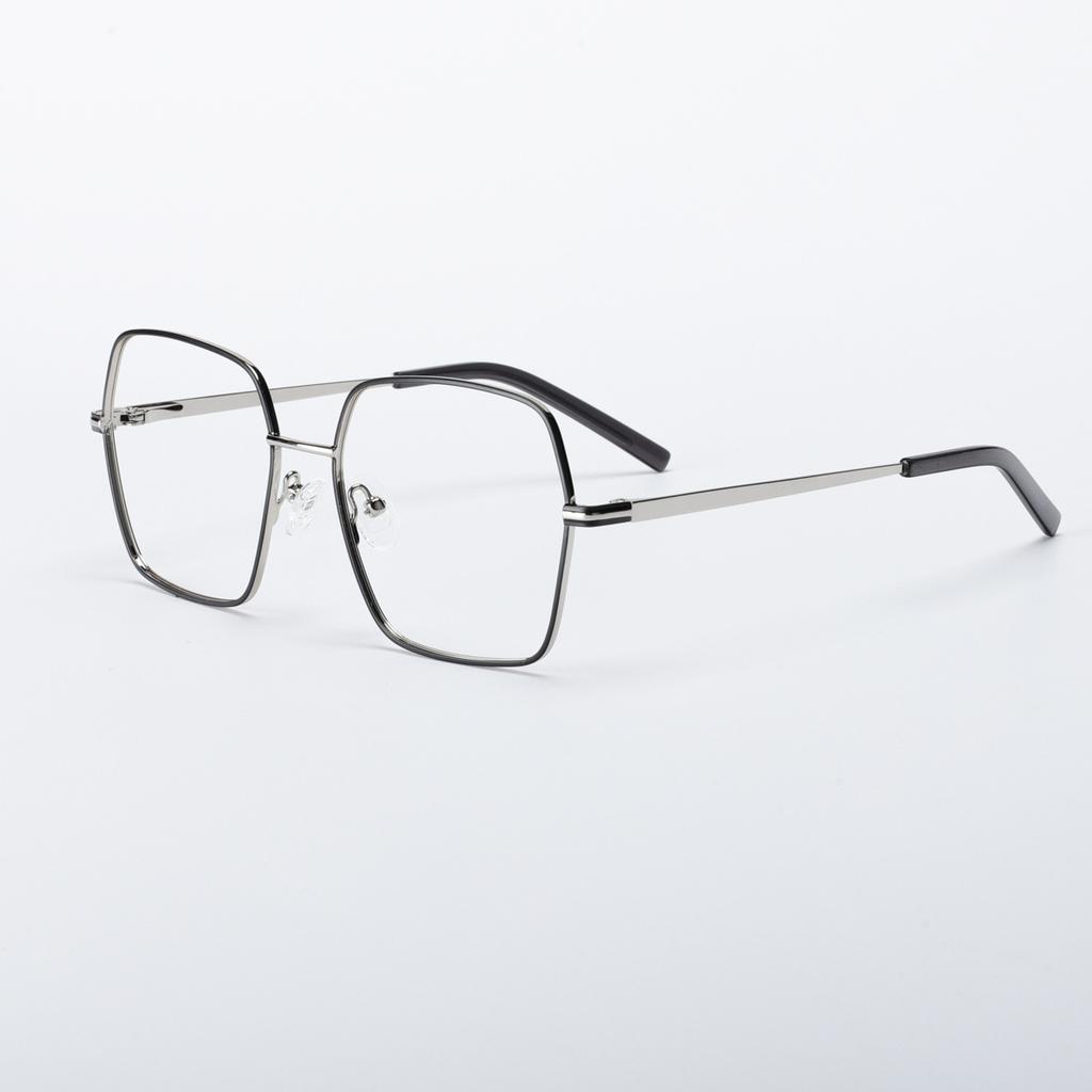 Glasses Frame Simple Metal Glasses Frame Versatile Men'S And Women'S Myopia Glasses Frame Polygonal Frames