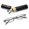 Computer Glasses Mini Folding Reading Glasses Women Men +1.0 To 4.0 Portable Container Presbyopia Pen Glasses With Box