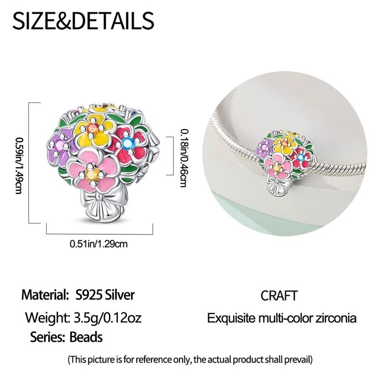 Медный Букет Цветов Кот Ласточка Улитка Бабочка Подвески Шармы Бусины Подходят для Браслета DIY Подарок на День Рождения