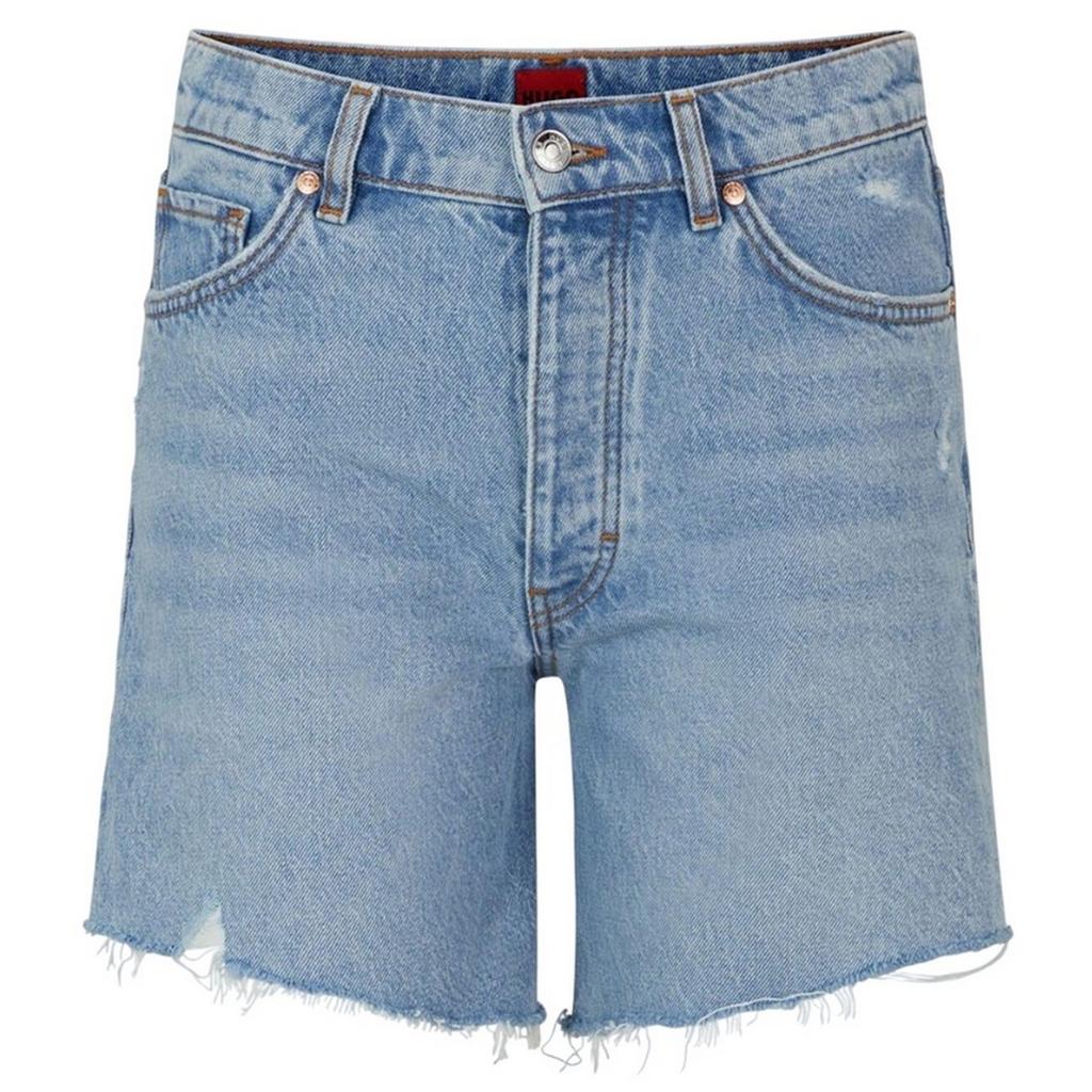 Хуго Женские/Дамские Джинсовые Шорты Gealea Стандартного Кроя