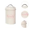 Coffee Canister Biscuit Tin Rice Nuts Food Organizer Spice Jar Dog Treat Container Storage