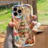 Чехол для телефона: 2D плоский, подходит для защитного чехла iPhone 18 17 16 15 14 13 12Pro, Рождественская деревня, идеальный праздничный подарок на Рождество и Хэллоуин