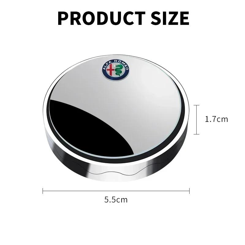 2Pcs 360 Degree Adjustable Blind Spot Mirror For Alfa Romeo Giulia Giulietta 159 156 MITO Stelvio 147 Sportiva Car Accessories rty112