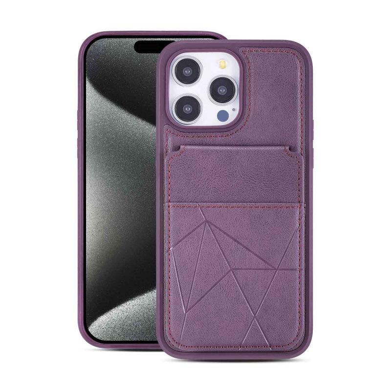 Кожаный чехол-подставка с магнитом и слотом для карт для iPhone 17