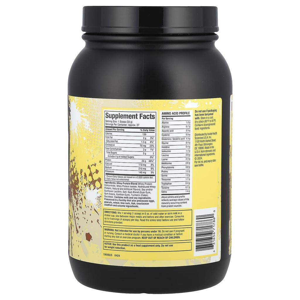 Muscletech Nitro Tech® Whey Gold, Banana Cream, 2 Lbs (907 G)