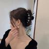 Rhinestone Pearl Baroque Winter Korean Ponytail Holder Crystal Shark Clip Hairgrip Women Hair Claws