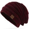 Andeor Knit Cap for Winter Fluffy Fleece Enhanced Flattering Large Sizes Solid Perfect for and Outdoor Activities Men's Warmth, Lining, Warmth,