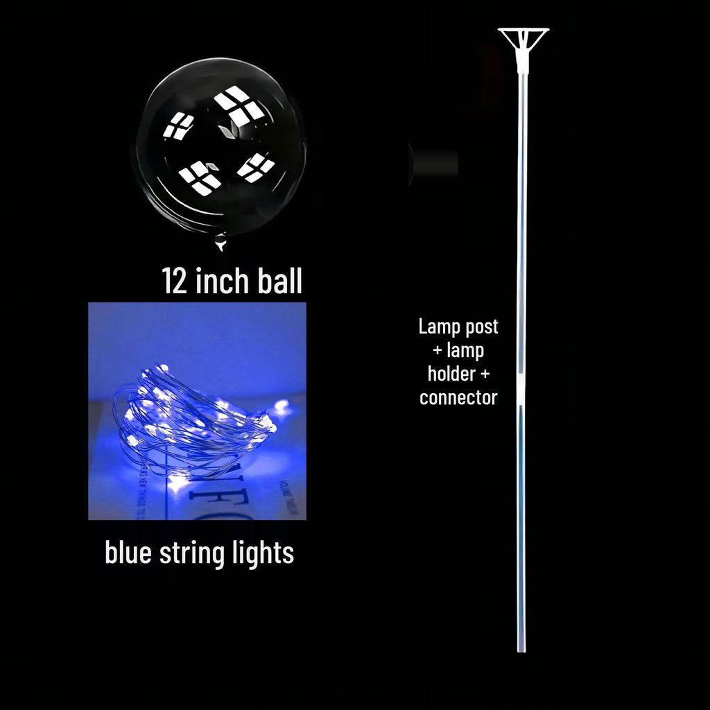 Светящийся шар Бобо - Прозрачный светодиодный светящийся шар для детских игрушек и свадебных украшений