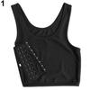 Girl's Casual Breathable Buckle Short Chest Breast Binder Corset Undershirt Vest