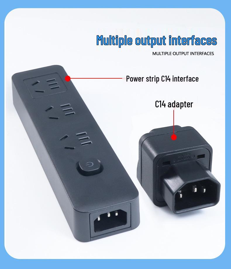EMI 220V Single Phase 10A Power Cable with C13 Interface & Anti-interference Filter for HIFI Audio
