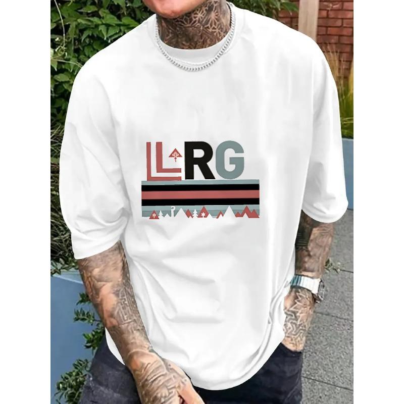 Повседневная черная футболка с круглым вырезом и узором LLRG Tribal Stripe