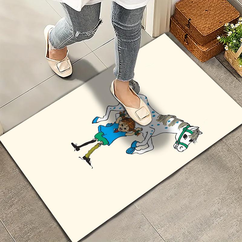 Pippi Carpet Rug For Living Room Bedroom Home Sofa Decoration Kids Play Nonslip Floor Mat