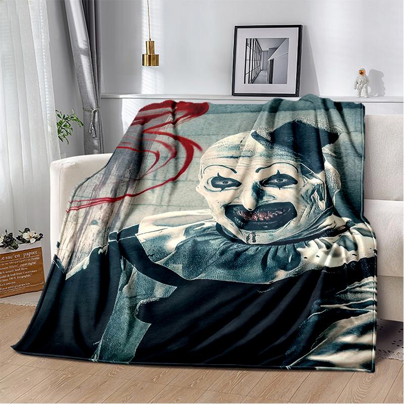 29 Style Terrifier Horror Movie Halloween Gift Soft Plush Blanket,Flannel Throw Blanket for Living Room Bedroom Bed Sofa Cover