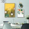 Minimalist Palm Leaf Poster Fruit Papaya Lemon Picture Nordic Wall Art Prints Canvas Painting Restaurant Decoration Home Decor
