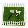 Mini Fence Garden And Bonsai Decoration Fairy Tale Garden Fence Wooden Decoration Diy Handicraft Project Mini Picket Fence