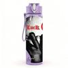 1PC Raised Fist Rebel Protest Symbol Print 750ml Color Plastic Sports Water Bottle Leakproof Flip Straw Lid Suitable for Sports Office Home Use