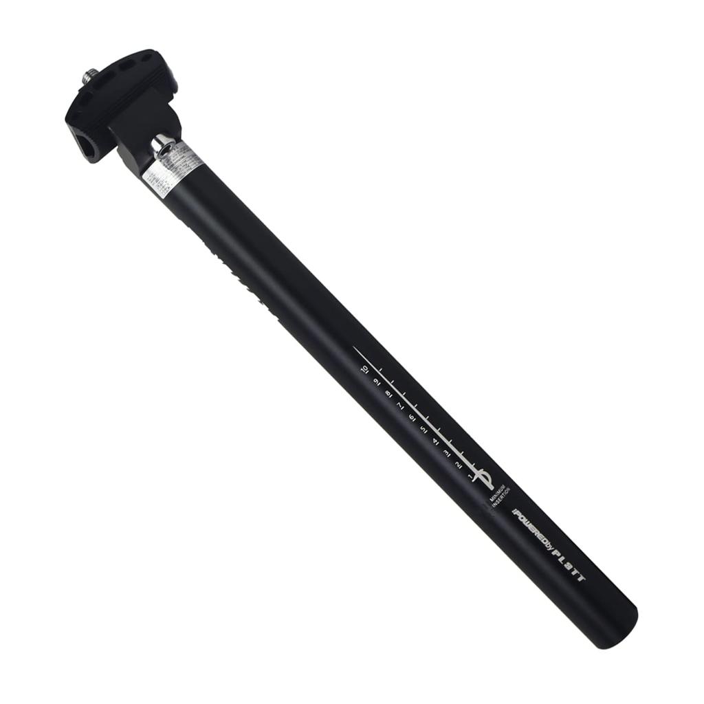 PLATTBK Bicycle Seatpost Aluminum Alloy Mountain Bike Road Bike Saddle Post MTB Length Diameter 350mm, 25.4/27.2/28.6/30.9/31.6mm