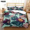 Растения Цветы Цифровая печать Полиэстер Комплекты постельного белья Детский Детский Покрывала Мальчики Пододеяльник Комплект Для Подростков Комплект постельного белья