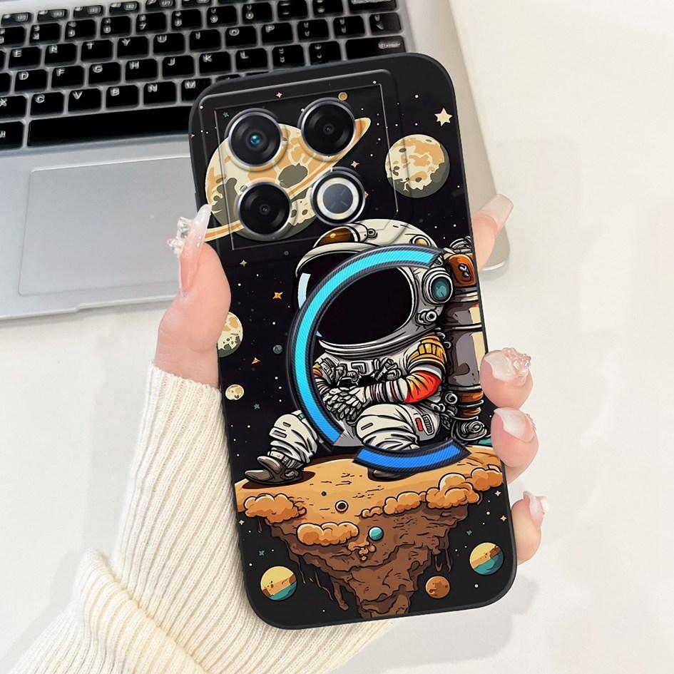 Для Infinix GT 20 Pro 2024 Чехол X6871 Ударопрочный Чехол Модный Узор Мягкий Силикон Матовый Чехол для Телефона Для Infinix GT20 Pro Coque
