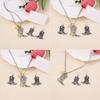 Cowboy Boot Ear Drops/Neck Jewelry Cowgirl Riding Boot Pendant Necklace/Earrings Handmade Ear/Neck Jewelry Ornament