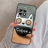 Cute Animal Cat Coffee Cover For OnePlus Nord 4 CE 2 3 Lite N30 N20 N10 OnePlus 13 12 11 10 Pro 8T 10T 12R 13R Case