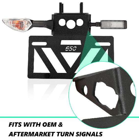 2025 Ninja 650 Fender Eliminator Z650 Fender Eliminator 2024 Ninja 650 Tail Tidy Ninja 650 License Plate Bracket Holder Z650 EX650 ABS 2017 2018