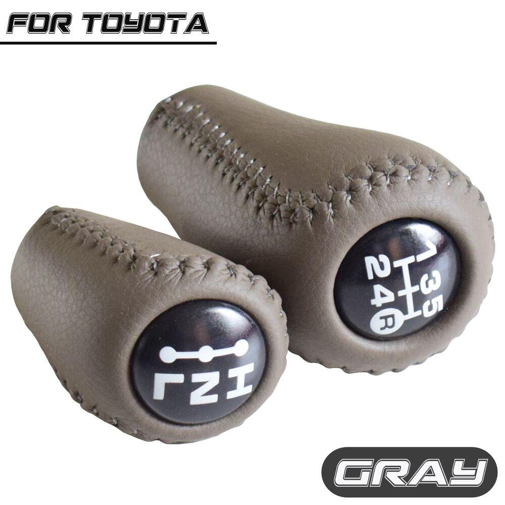 Кожаная ручка переключения передач с автоматической коробкой передач, рычаг переключения передач для Toyota Prado 120 2003 2004 2005 2006 2007 2008