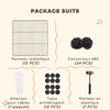 Pet cage, playpen, enclosure with rounded edges and steel wire, 140 x 70 x 35 cm, black