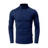 Autumn and Winter High-neck Men's Bottom Shirt Long-sleeved T-shirt Solid Color