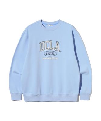 Унисекс свитшот UCLA с большим принтом [Небесно-голубой] (Uc1Lt91)