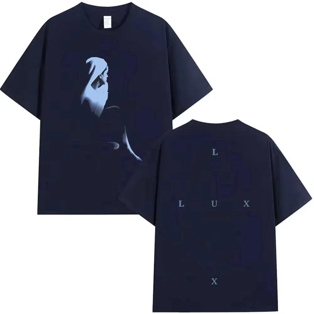 Rapper Rosalia Lux 2026 Tour Album Printed TShirt Unisex HipHop Gothic Style Short Sleeve Vintage Aesthetic 100 Cotton Top