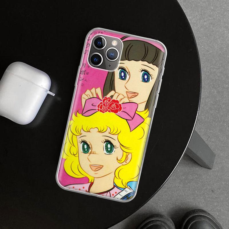 Аниме Конфетный Чехол для Телефона для iPhone 11 12 13 Mini 14 15 Plus 16 Pro Max 17 Air 7 8 + SE Арт Индивидуальный Fundas 11 12 13 Mini